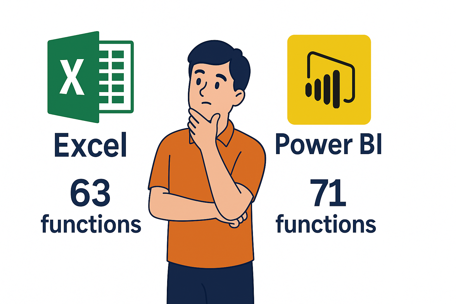 Common Functions in Excel & Power BI – A Complete List