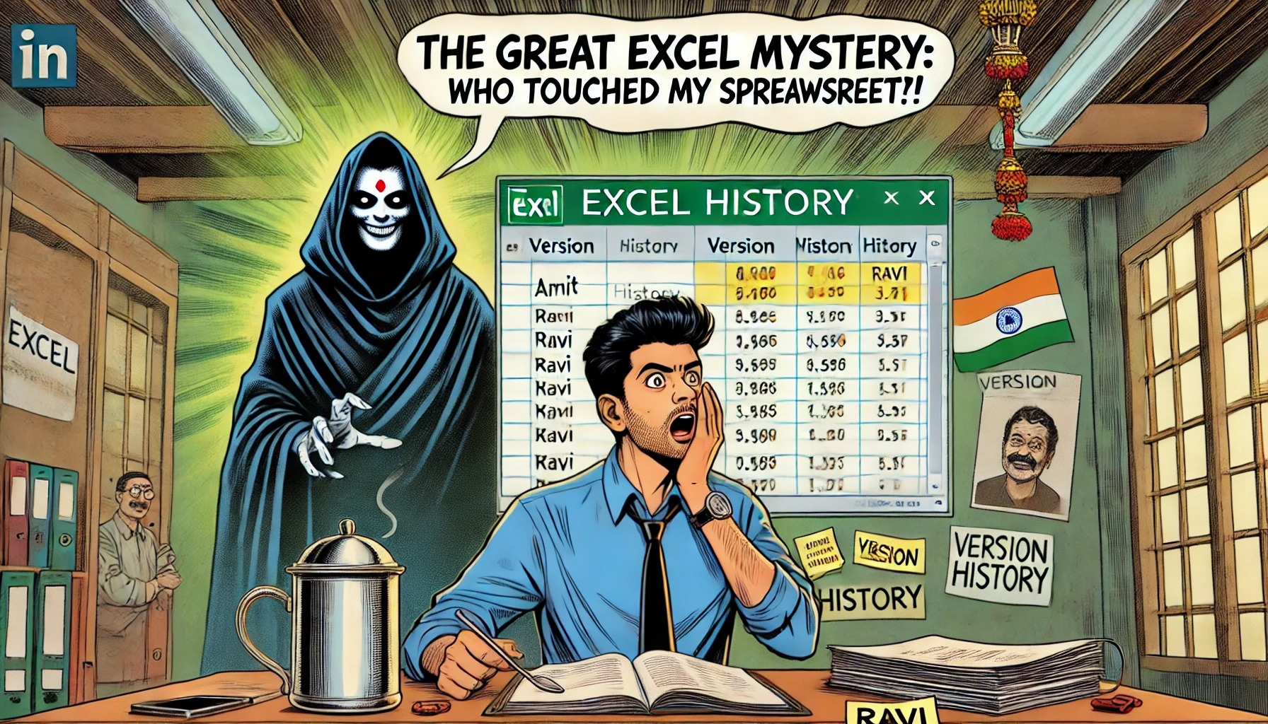 The Great Excel Mystery: Who Touched My Spreadsheet?!